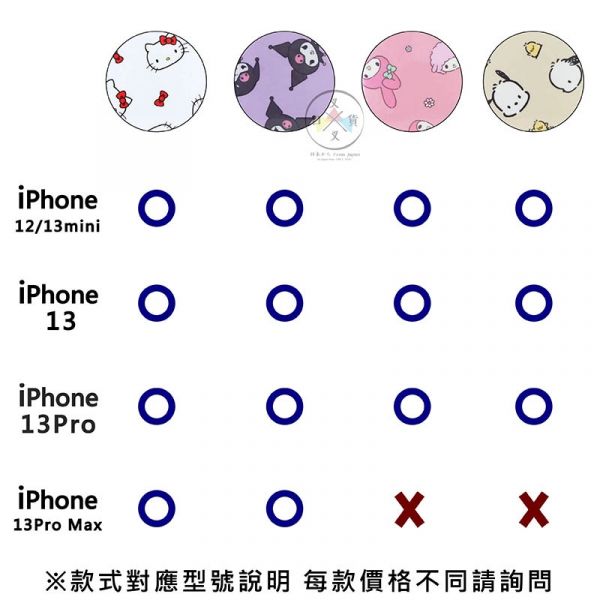 預購 三麗鷗 kitty美樂蒂庫洛米iPhone 13 PRO MAX防撞手機殼2選1 