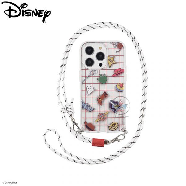 預購 迪士尼 米奇奇奇蒂蒂維尼玩具總動員 iPhone 14 PRO 背帶繩 防撞手機殼4選1 