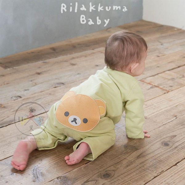 預購 拉拉熊 專賣店限定 嬰兒系列 懶懶熊 寶寶 連身包屁衣 長袖 0-3歲 阿卡將 