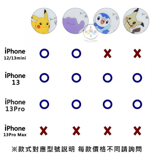 預購 神奇寶貝 皮卡丘 百變怪iPhone 13 PRO防撞開窗手機殼 8選1 
