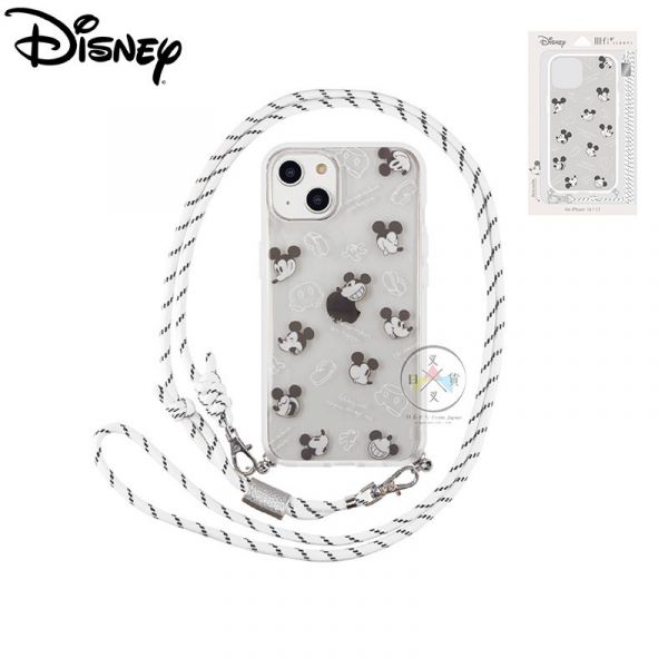 預購 迪士尼 米奇 奇奇蒂蒂 維尼 玩具總動員 iPhone 14 背帶繩 防撞手機殼4選1 