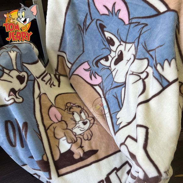 預購 湯姆貓與傑利鼠 漫畫 懶人毯 毛毯 80x150cm 日本正版 