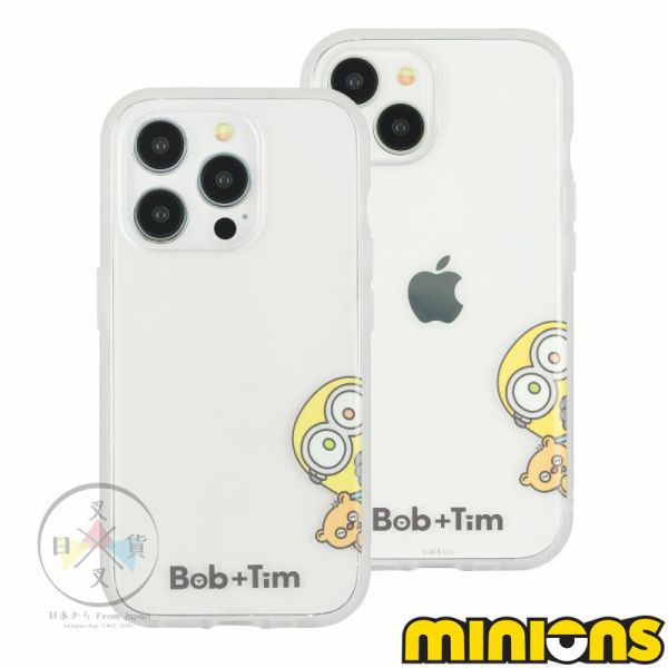預購 環球影城 小小兵 iPhone 15 Pro 透明手機殼 Bob與tim 4選1 