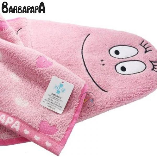 預購 BARBAPAPA 泡泡先生 雙面表情 擦手毛巾 