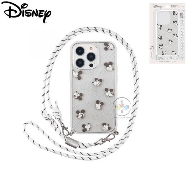 預購 迪士尼 米奇奇奇蒂蒂維尼玩具總動員 iPhone 14 PRO 背帶繩 防撞手機殼4選1 