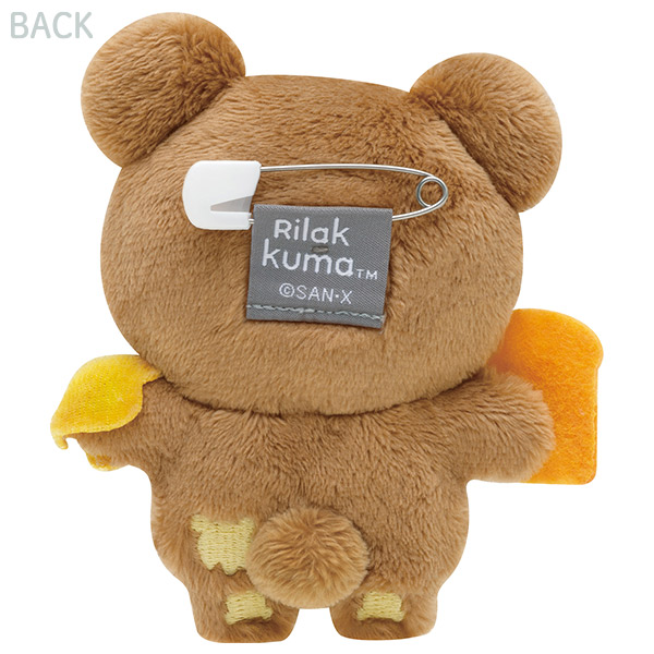 拉拉熊專賣店限定 懶懶熊 BASIC 蜜茶熊 絨毛別針 2選1 