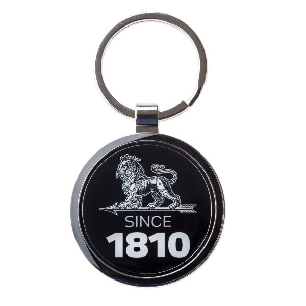 SINCE 1810 紀念黑色琺瑯鑰匙圈 PEUGEOT, 鑰匙圈