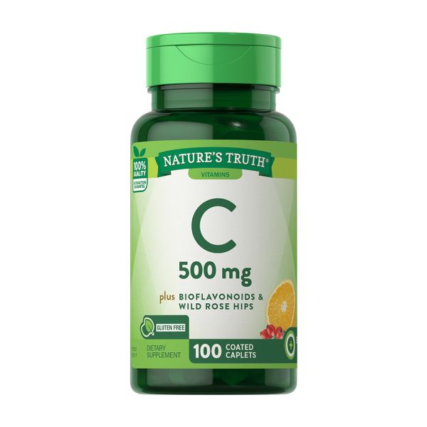 綠萃淨 維生素C柑橘類黃酮玫瑰果錠(100錠/瓶) 維生素C,柑橘類黃酮,玫瑰果,鐵,膠原蛋白,抗氧化