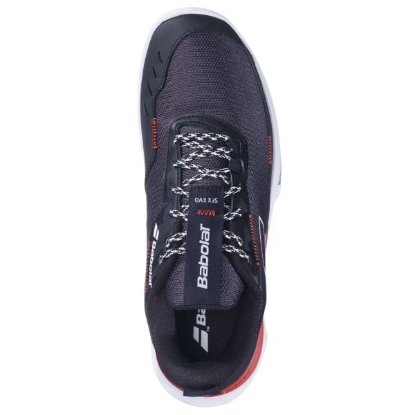 Babolat SFX Evo Clay 男 網球鞋 寬楦 黑紅配色 2024款 適用腳寬者 網球鞋
寬楦
BABOLAT