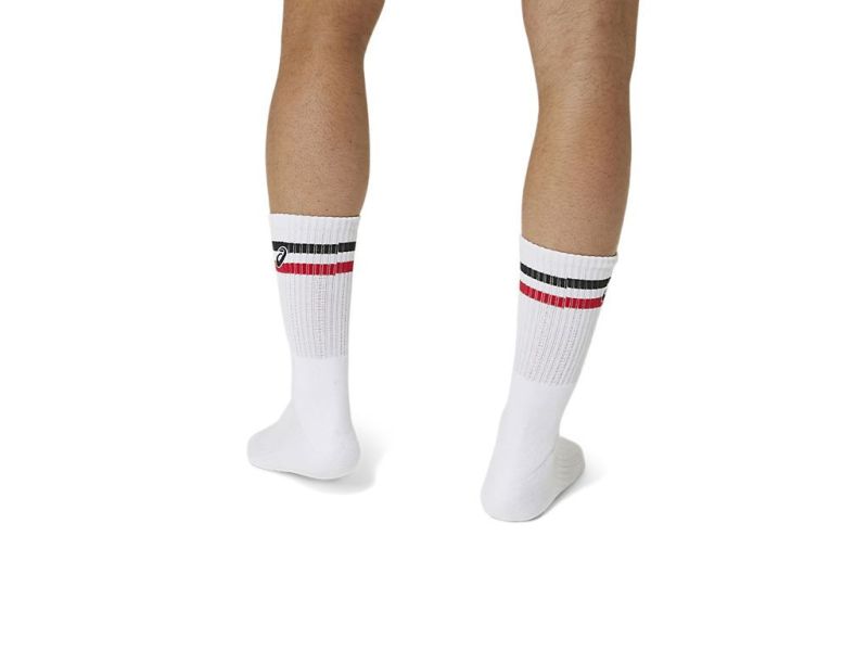 ASICS 亞瑟士 網球襪 中筒襪 白色 / 深藍色 男女中性款 運動襪 中筒襪
運動襪
網球襪