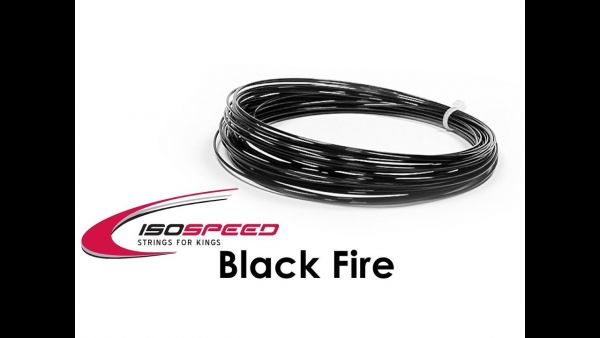 ISOSPEED 網球線 Black Fire 17 圓硬線 黑 12.2米一包  奧地利製 isospeed