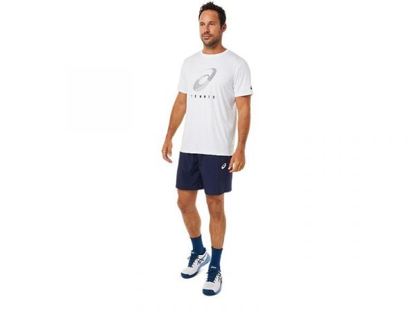 ASICS 亞瑟士 男 快速排汗 短袖T恤 網球 Tennis 印花 運動衣 訓練服 短袖T
運動短袖
吸濕排汗
亞瑟士
網球服