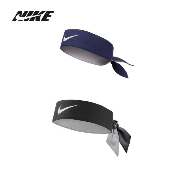 NIKE 網球頭巾 頭帶 Dri-Fit Head Tie 2.0 黑/藍/白 3色 納達爾 費德勒 專用款 頭帶