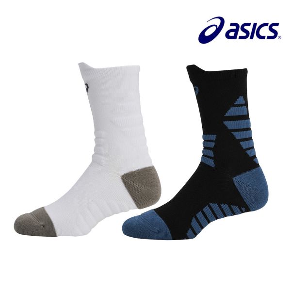 ASICS 亞瑟士 籃球 中筒襪 中性款 運動襪 厚底 籃球襪 黑白2色 籃球襪
運動襪
亞瑟士