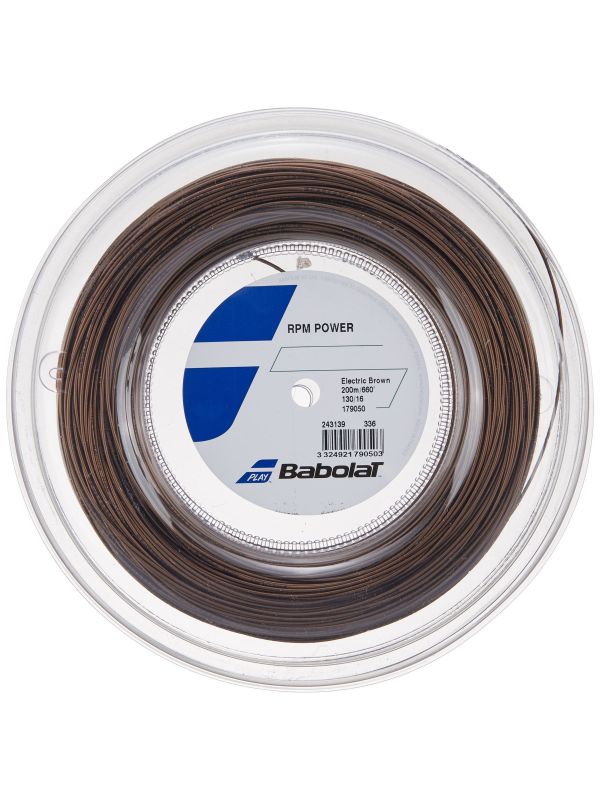 Babolat RPM POWER 網球線 200m 1.30/16G 大盤線 棕色 網球線
RPM POWER
BABOLAT