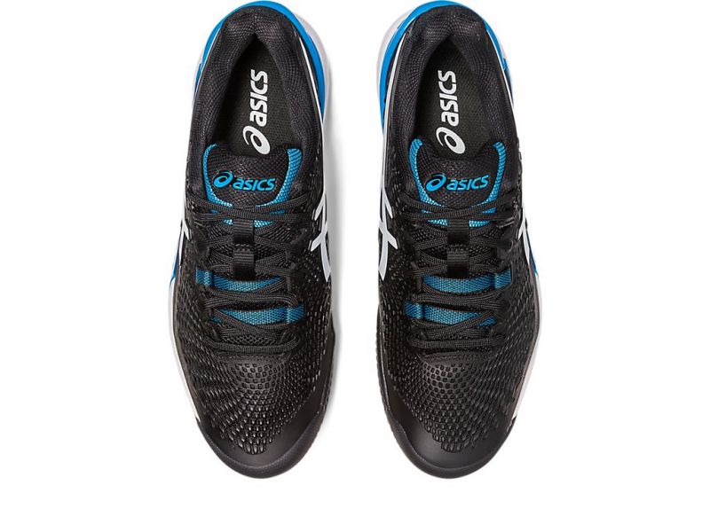 ASICS 亞瑟士 男 網球鞋 GEL-RESOLUTION 9 CLAY 黑藍配色 網球鞋
亞瑟士
asics