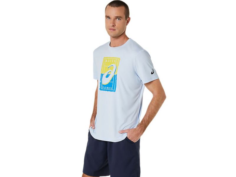 ASICS 亞瑟士 短袖上衣 男款 網球 上衣 訓練上衣 藍黃款 短袖
網球服
亞瑟士
ASICS