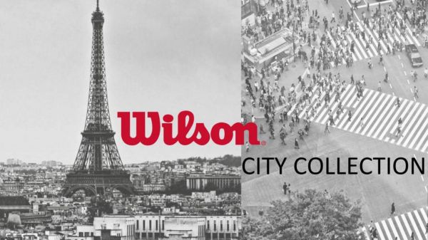 WILSON 巴黎城市系列 短袖上衣 男 白 限量City Collection Paris wilson