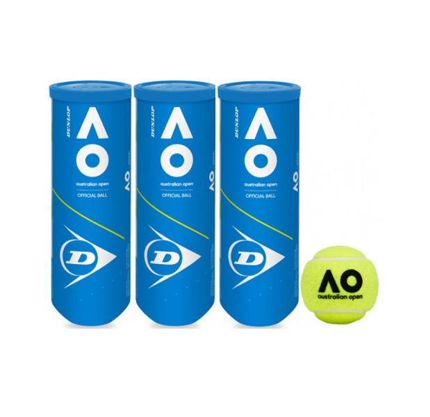 Dunlop Australian Open 網球 3顆入(罐) 澳網 指定用球 AO 澳網