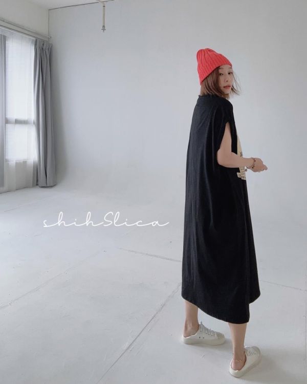 shihslica [ 美式雜誌風格長版洋裝 ] 2色 2307151 