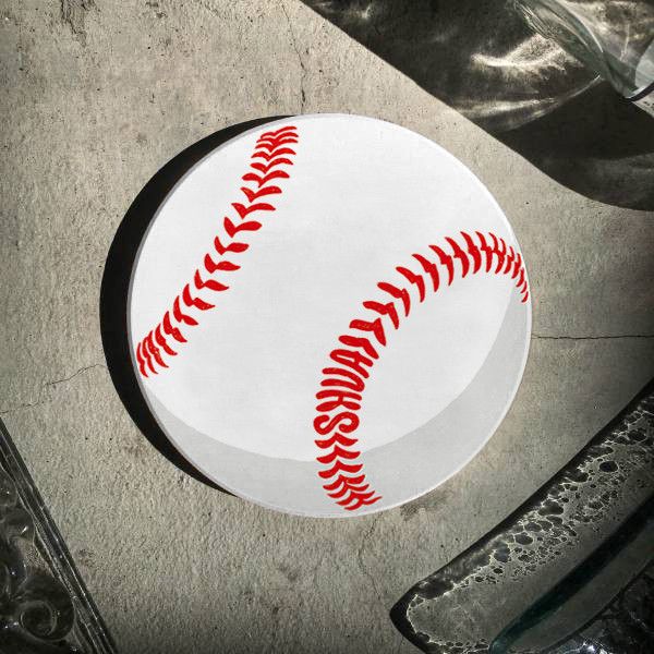 棒球圓形陶瓷吸水杯墊 甩佬城,SHUAI,棒球,生活,甩甩,杯墊,吸水,陶瓷,圓形,造型