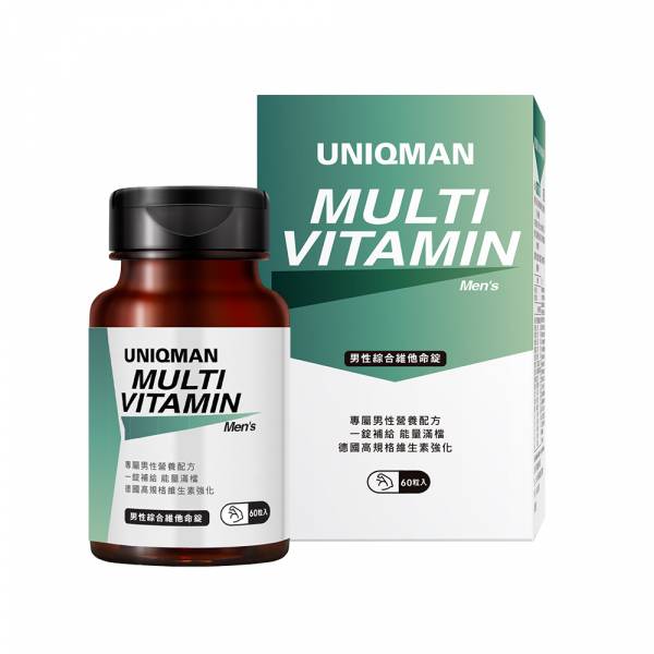 UNIQMAN Men's Multivitamin Tablets (60 tablets/bottle) 