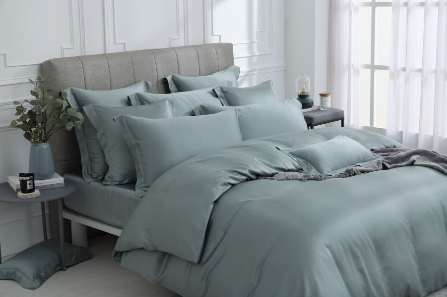 永恆-綠-床包兩用被 100支天絲雙股紗-500織萊賽爾(適用於33公分以下床墊)詳看內文 萊賽爾,天絲,寢具,床包,枕套,被套、雙股紗、厚實