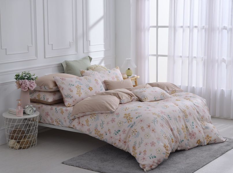 花樣田園-床包兩用被 60支純棉-300織精梳棉(適用於33公分以下床墊) 純棉,寢具,床包,枕套,被套