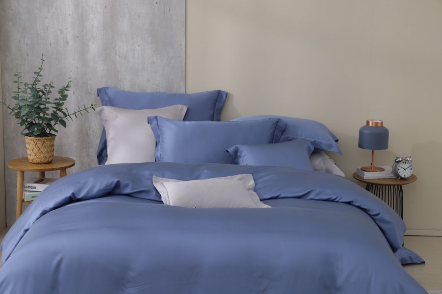 星耀-藍-床包兩用被 60支天絲-300織萊賽爾(適用於33公分以下床墊)詳看內文 萊賽爾,天絲,寢具,床包,枕套,被套