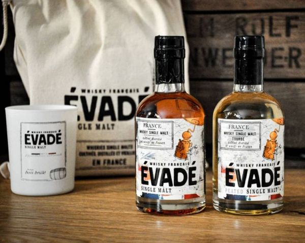 Evadé法國單一純麥白金六桶威士忌Whisky Evade Single Malt with Giftbox ÉVADÉ,法國,單一純麥,泥煤,雙桶,威士忌,
