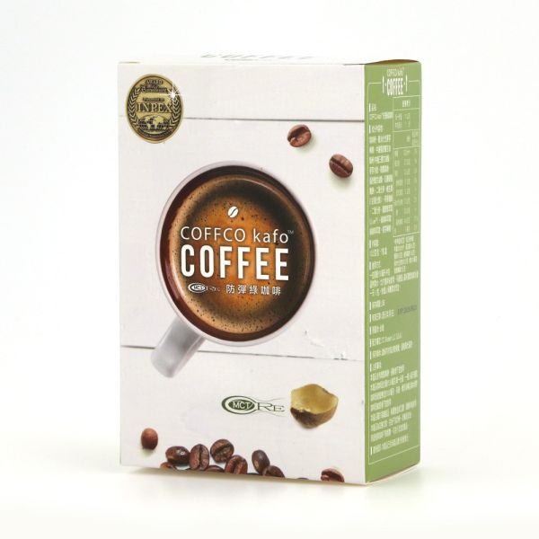 【COFFCO】世界發明金獎防彈綠咖啡(7包/盒)*3盒 