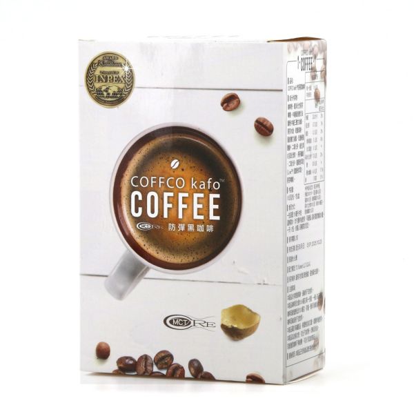 【COFFCO】世界發明金獎防彈黑咖啡(7包/盒)*3盒 