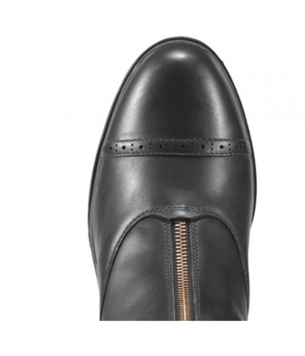ARIAT 高級氣墊短筒皮靴 (第一代/鬆緊拉鍊設計/黑色/男版)  