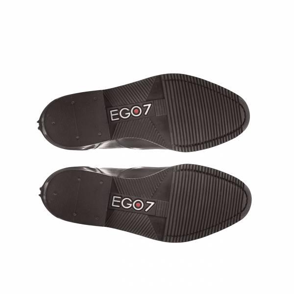 EGO7 騎馬長筒皮靴 (前繫帶設計/黑色/36-43)【優惠僅限官網】 