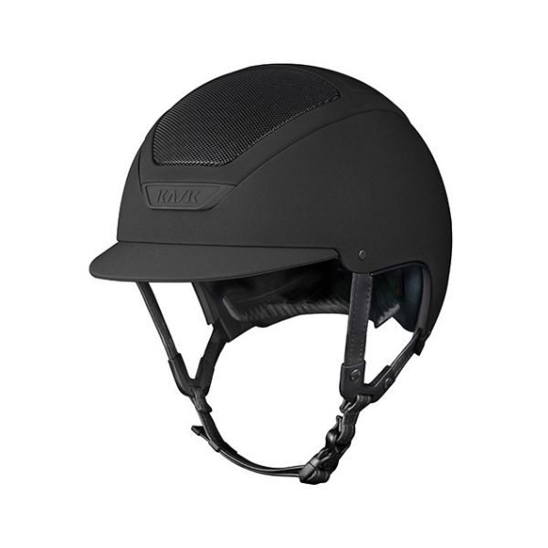 KASK 透氣騎士帽 (類麂皮霧黑盔/霧黑框/S) 