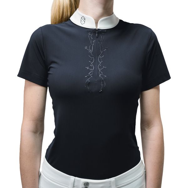 SAMSHIELD 女用比賽衫 (2色可選/短袖/施華洛世奇鑽飾/XS/S/M) 