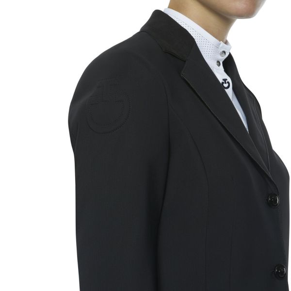 CAVALLERIA TOSCANA 女用比賽西裝外套 (黑色/抗菌透氣/防水速乾/EU34) 