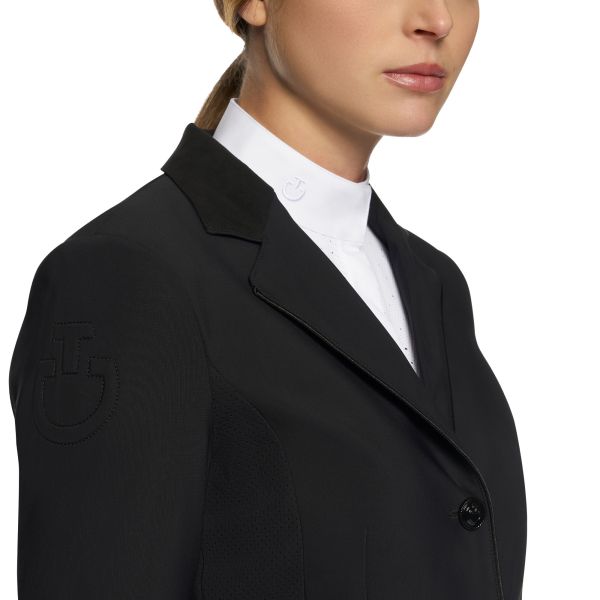 CAVALLERIA TOSCANA 女用比賽西裝外套 (黑色/透氣/EU38) 