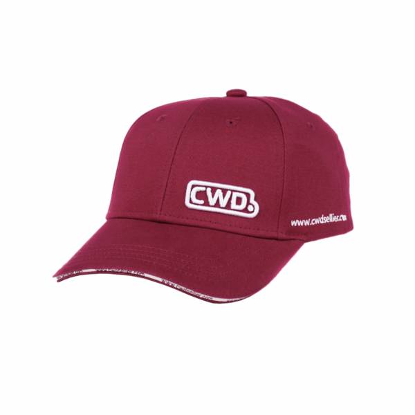 CWD 鴨舌帽 (CWD字樣/酒紅色) 