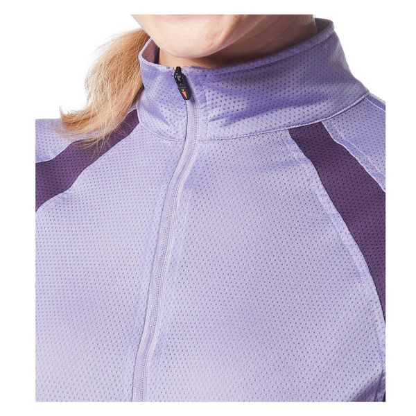 KERRITS 女用長袖訓練衫 (涼感快乾/抗UV/紫色/S) 