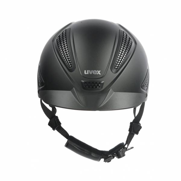 UVEX 透氣騎士帽 (蜂巢式透氣孔/黑色) 