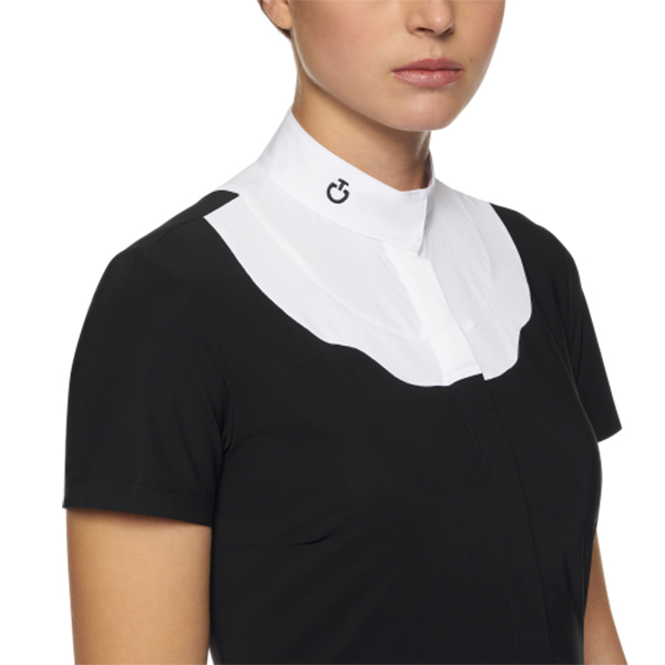 CAVALLERIA TOSCANA 女用比賽衫(黑色/XS/S) 
