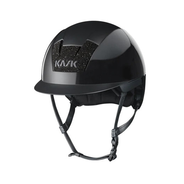 KASK 透氣騎士帽 (亮黑盔/黑鑽頂/M) 