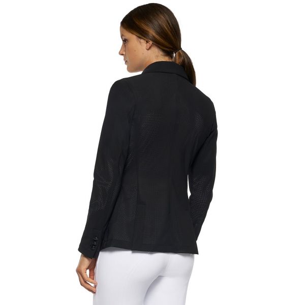 CAVALLERIA TOSCANA 女用比賽西裝外套 (透氣網設計/黑色/EU36/38) 