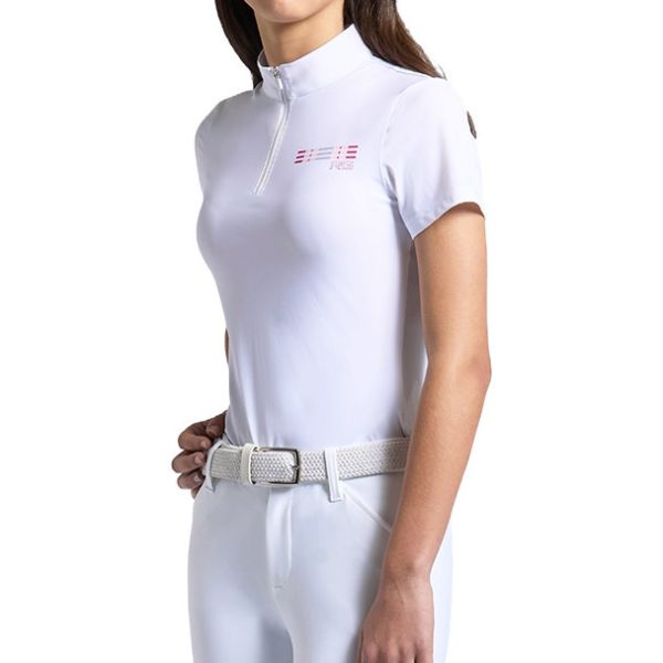 RG 女童用比賽衫(白色/短袖) 