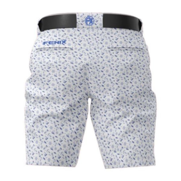熱昇華高爾夫球短褲 - WHITE/R. BLUE 高爾夫,短褲,FENIX XCell,golf,trousers,SHORTS