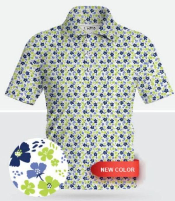 SPELLO 高爾夫POLO衫 - WHITE/WEDGEWOOD/LIME GREEN/NAVY POLO衫、高爾夫、golf wear