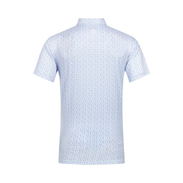 Tidewater 高爾夫POLO衫 - WHITE/WEDGEWOOD POLO衫、高爾夫、golf wear