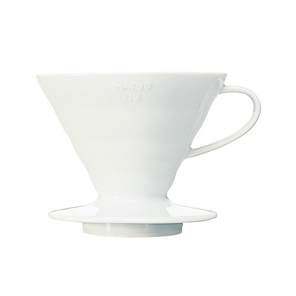 HARIO V60-02  白色陶瓷濾杯 1~3人 NANFE,南菲咖啡,中霏,精品咖啡,莊園咖啡,濾掛咖啡,掛耳咖啡,藍山,藝伎,耶加雪夫,衣索比亞