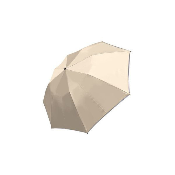雨傘鋒 扣環大傘面自動摺疊傘－米白色 雨傘,勾勾傘,扣環傘,摺疊傘,防戳傘,大傘面,大傘,自動傘,雨天傘